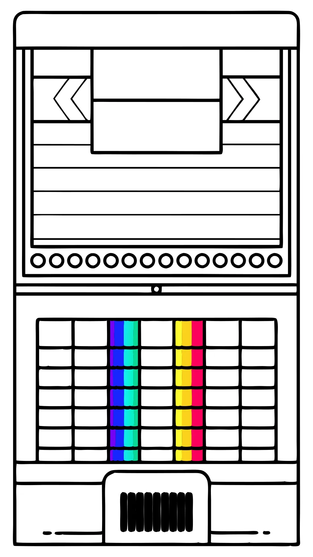 Test d’imprimante de la page de couleur